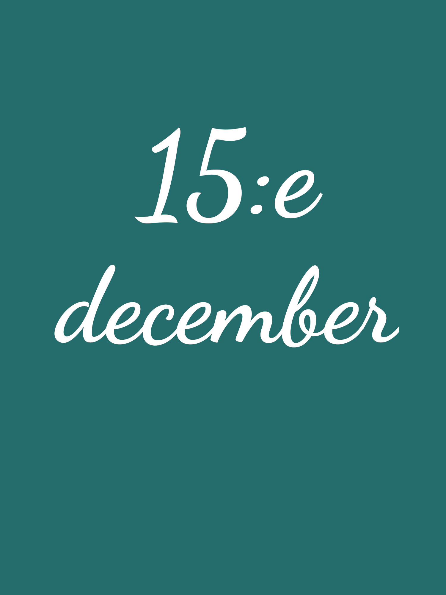 15 december