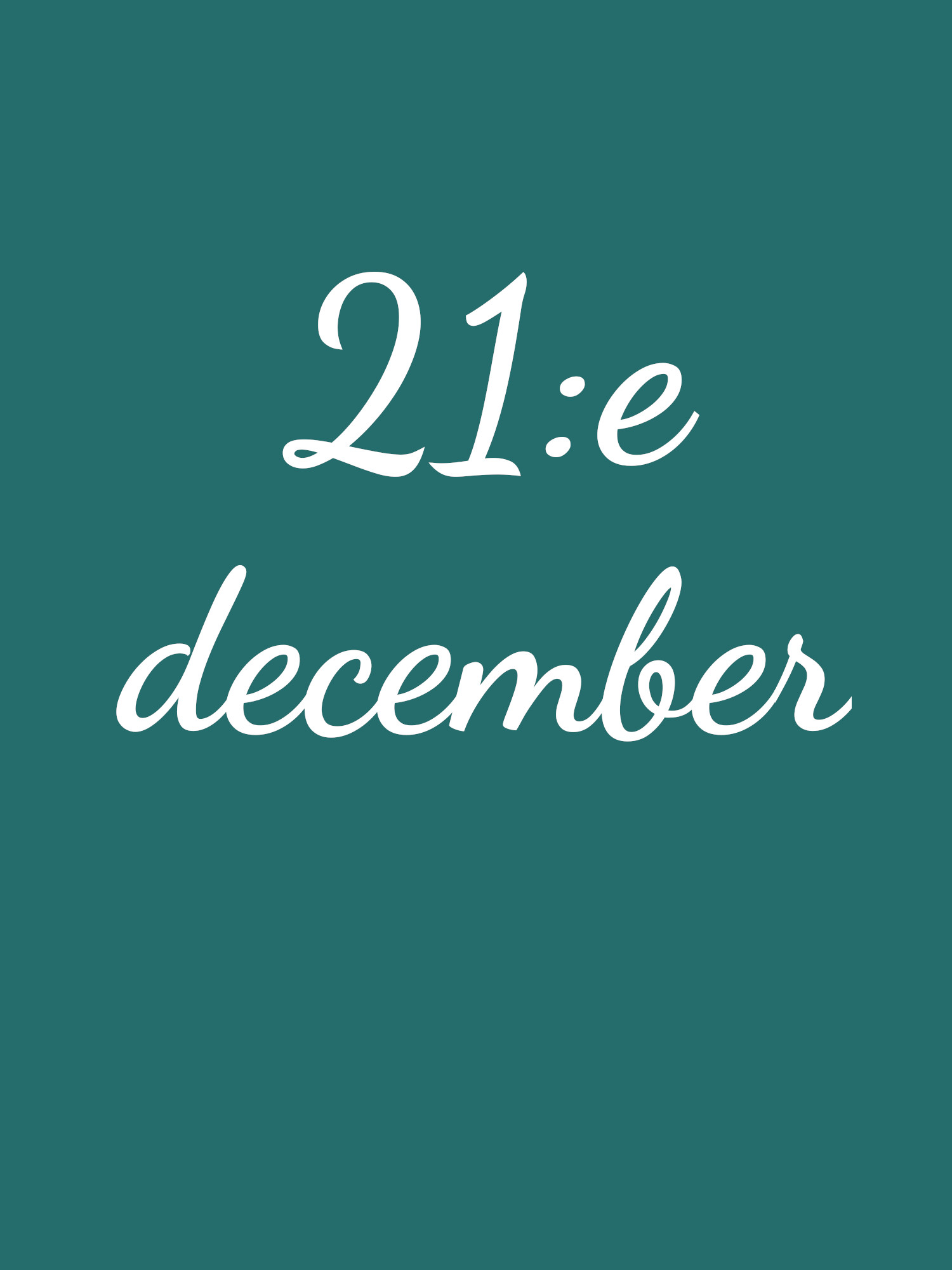 21 december