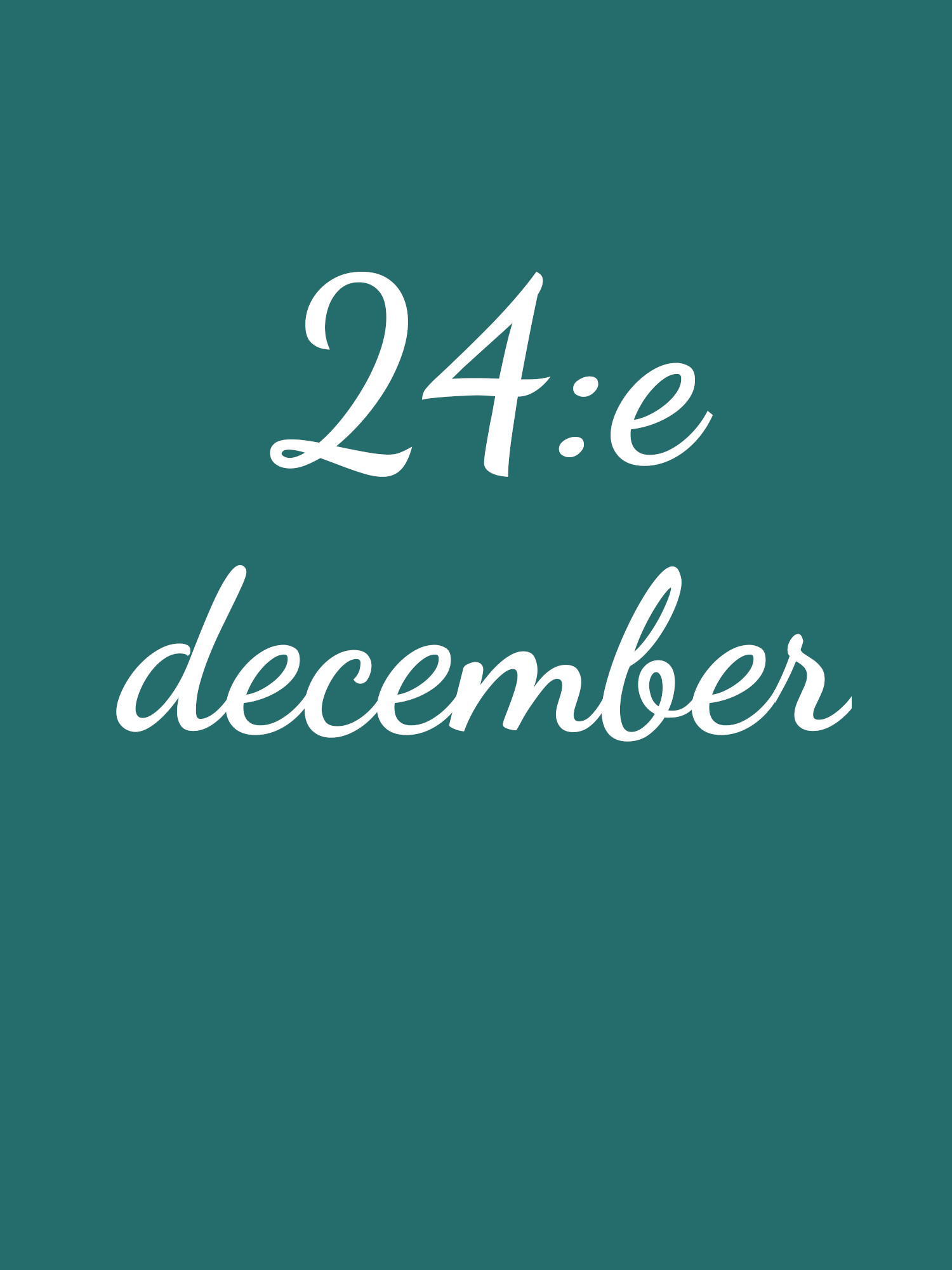 24 december