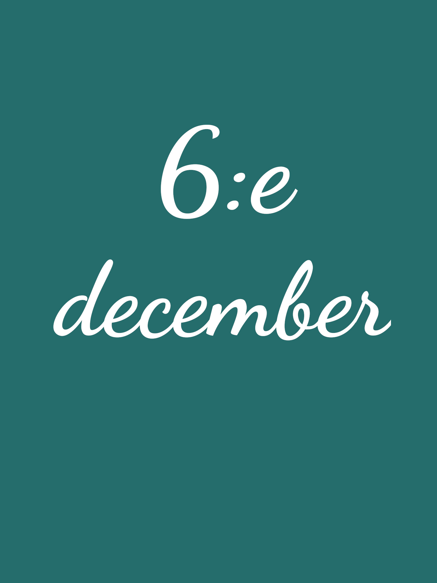 6 december