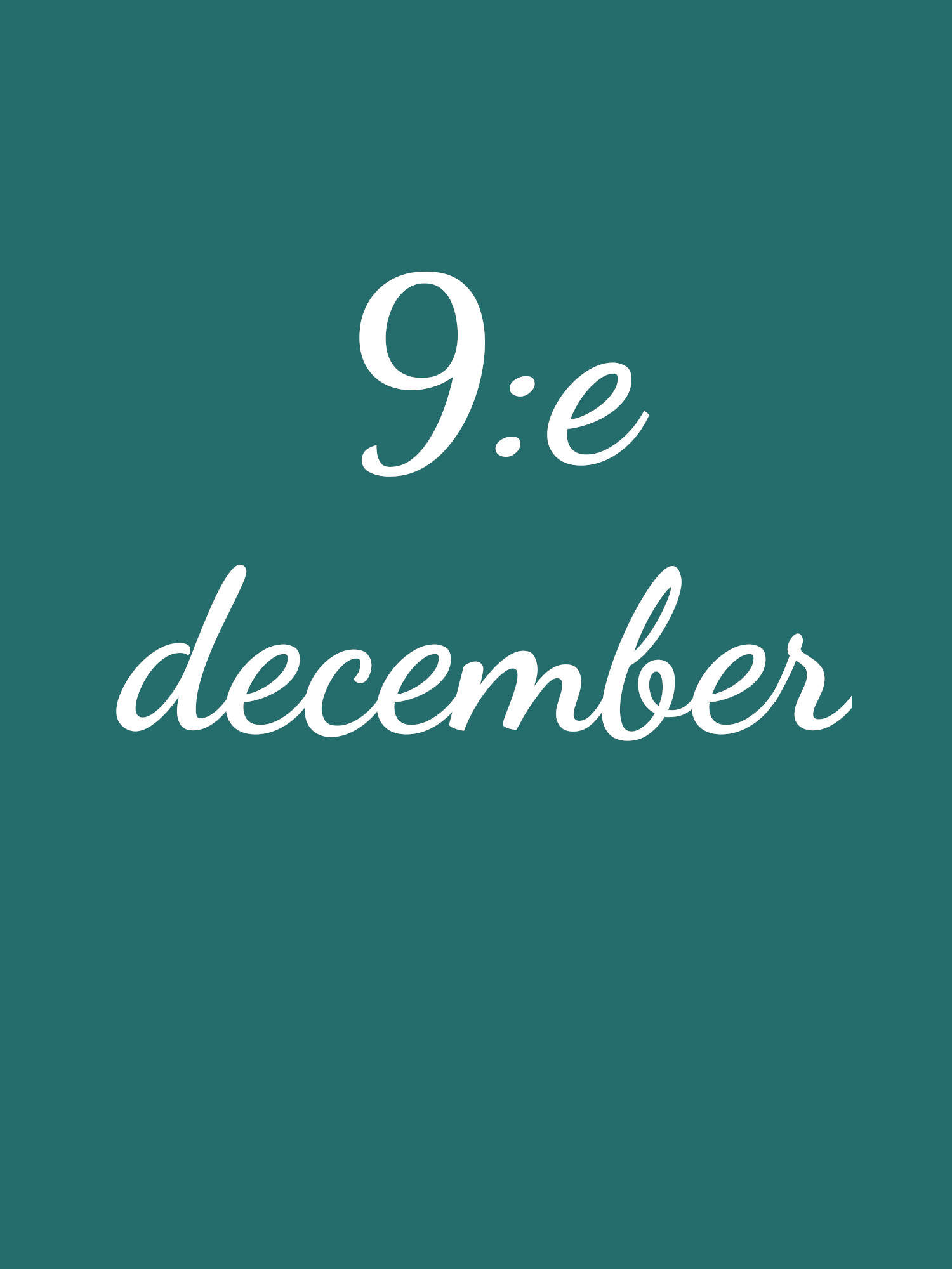 9 december